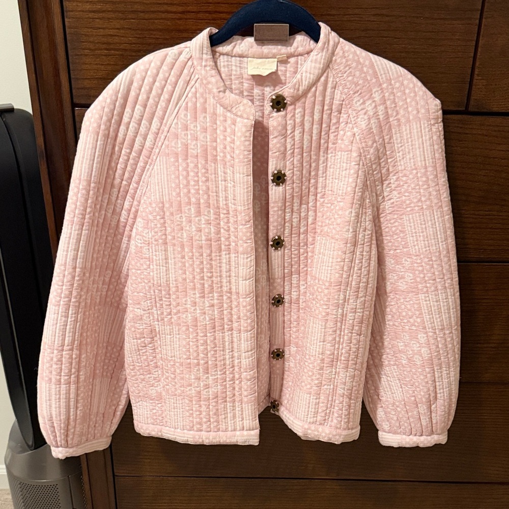 Julia Amory Blush Quilted Jacket